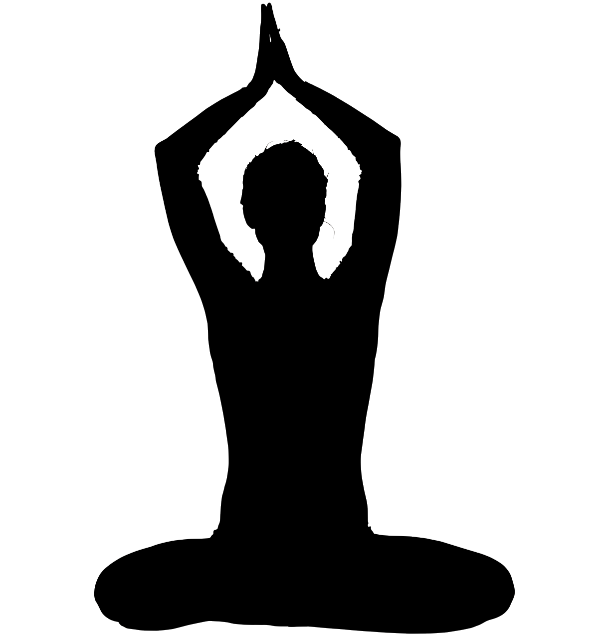 Yoga Icon on Black Background Stock Vector - Illustration of isolated,  bird: 163043521